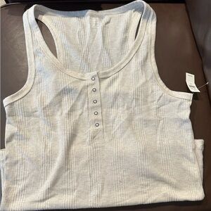 Aerie oatmeal tank size xl